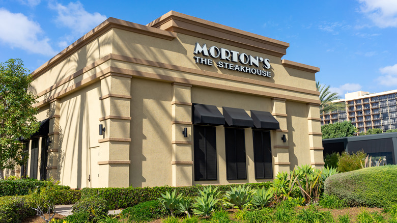 Morton's The Steakhouse restaurant storefront