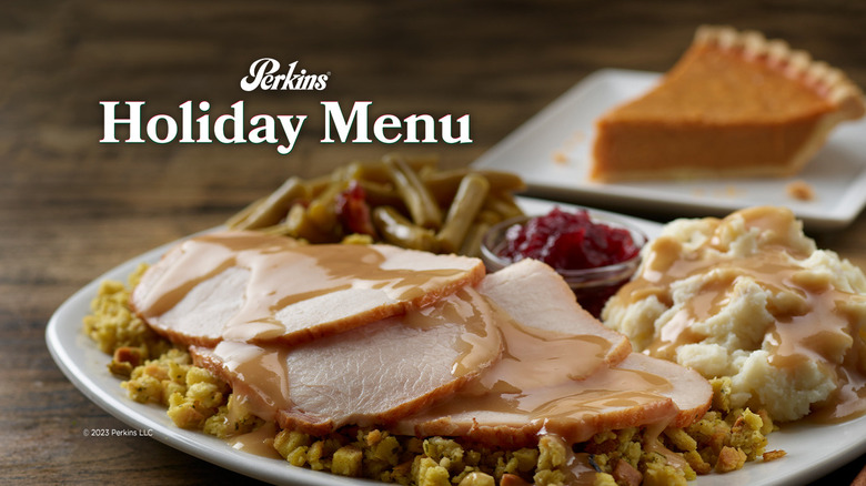 Perkins restaurant holiday meal