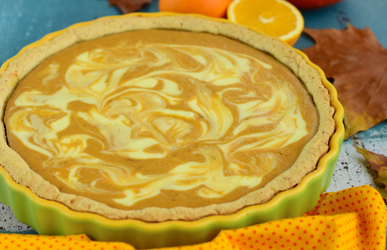 Pumpkin Swirl Cheesecake 