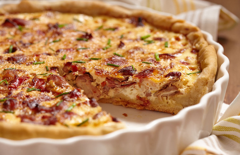 Bacon and Cheese Quiche 