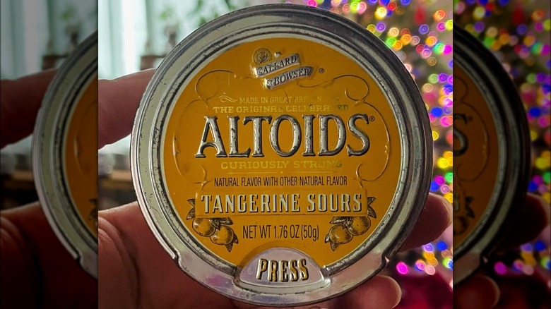 Altoids Tangerine Sours package