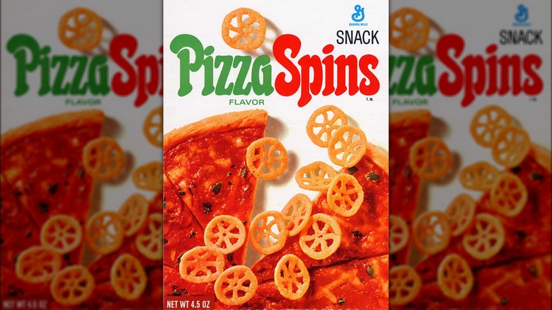 Pizza Spins snack packaging