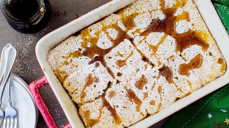 Eggnog French Toast Casserole