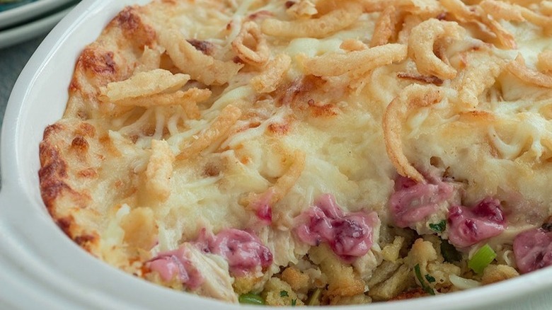 Thanksgiving Leftover Turkey Casserole