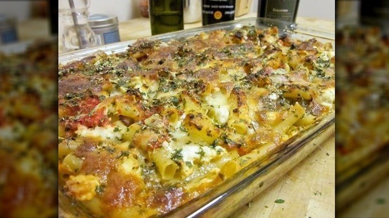 Vegetarian Baked Ziti Casserole