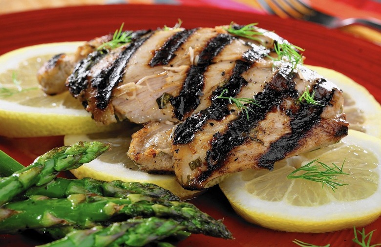 Grilled, Dilled Lemon Chicken With Honey and Dijon 