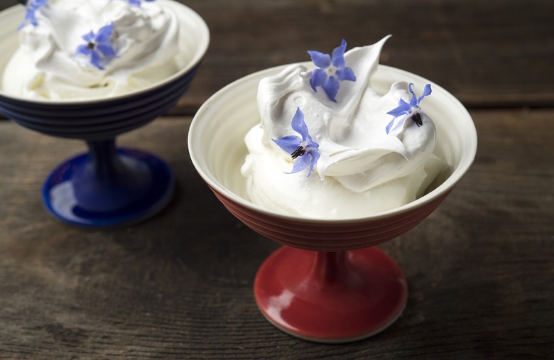 Frozen Yogurt With Whipped Honey