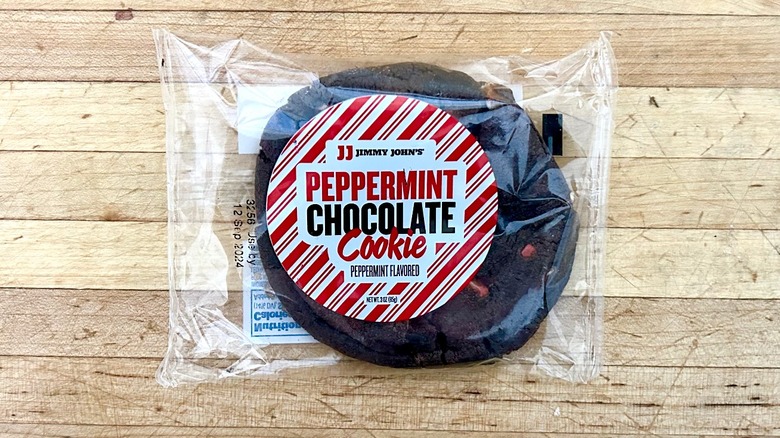 Jimmy John's Peppermint Chocolate Cookie