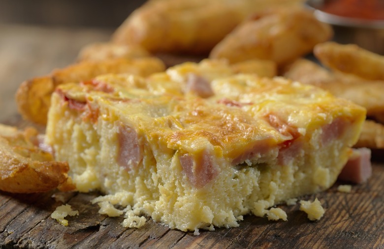 Ham and Potato Crustless Quiche