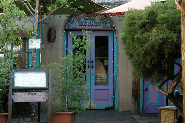 6) The Shed, Santa Fe, N.M.: Chicken with Green Chile Taco