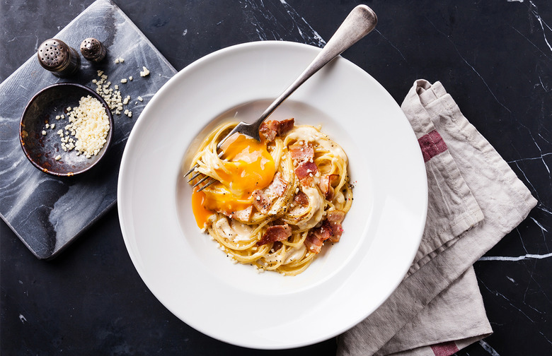 Bacon and Egg Pasta Recipe