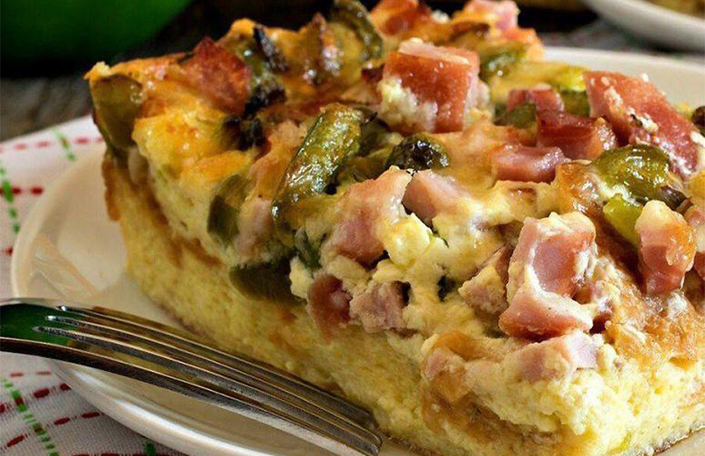 Ham and Cheese Breakfast Casserole 