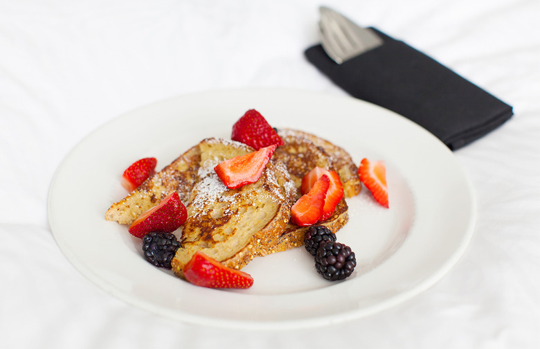 Baked Strawberry-Rhubarb French Toast