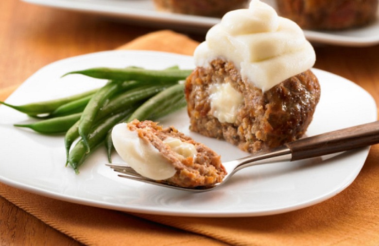 Italian Meatloaf Cupcakes 