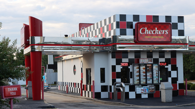 Checkers fast food restaurant