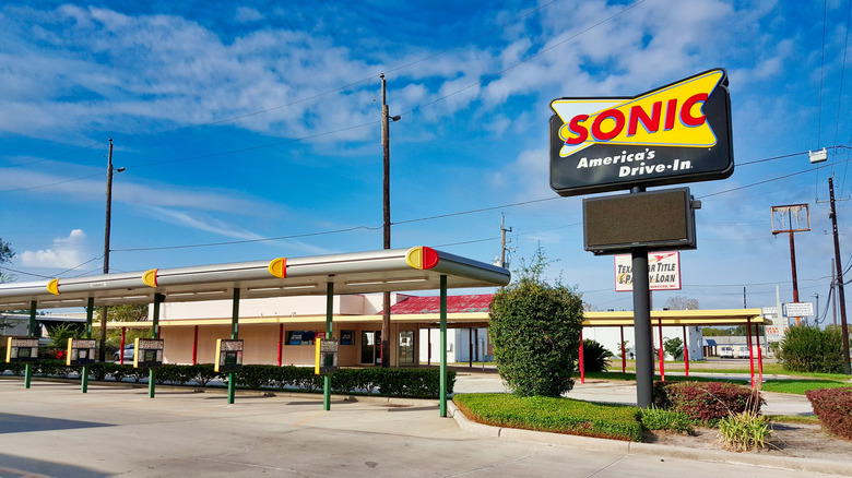 Sonic drive-in restaurant