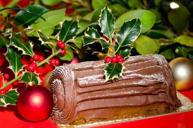 Christmas Bûche de Noël Cake