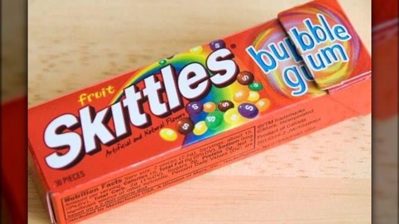 Skittles Bubble Gum