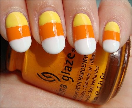 Candy Corn Manicure