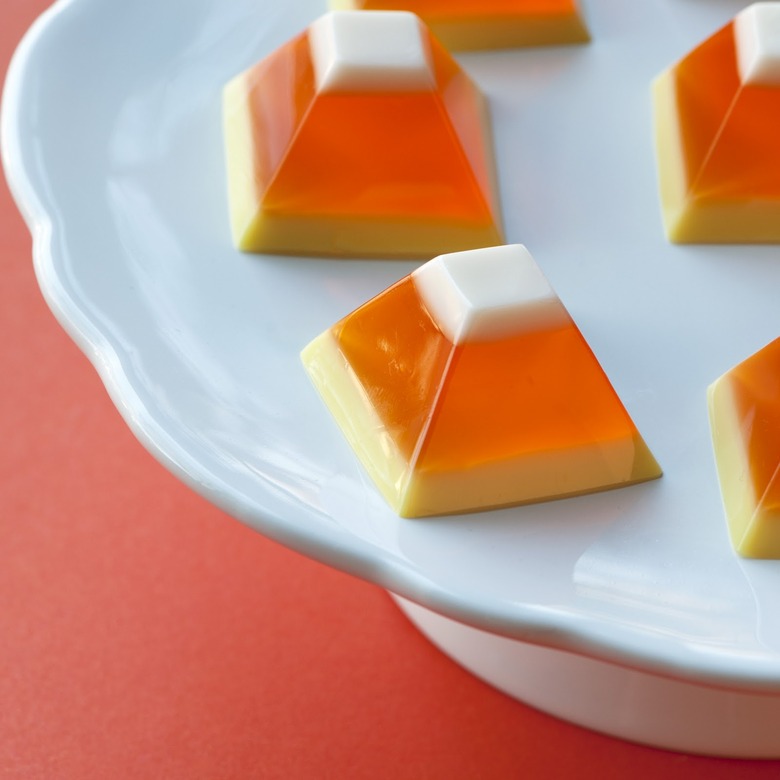 Candy Corn Jell-O Shots