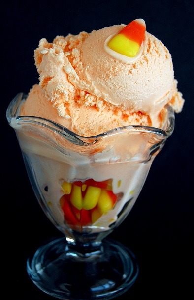 Candy Corn Ice Cream 