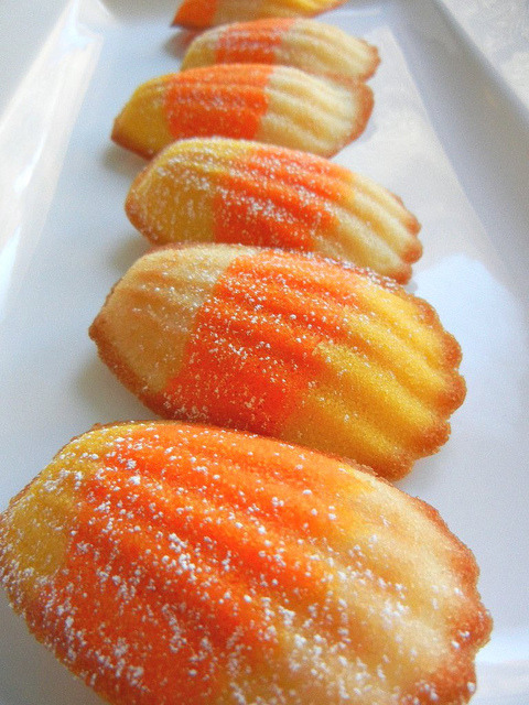 Candy Corn Madeleines