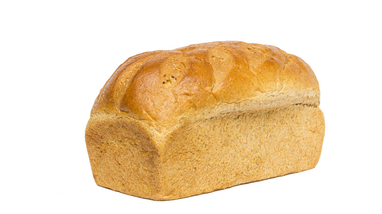 Honey wheat bread loaf