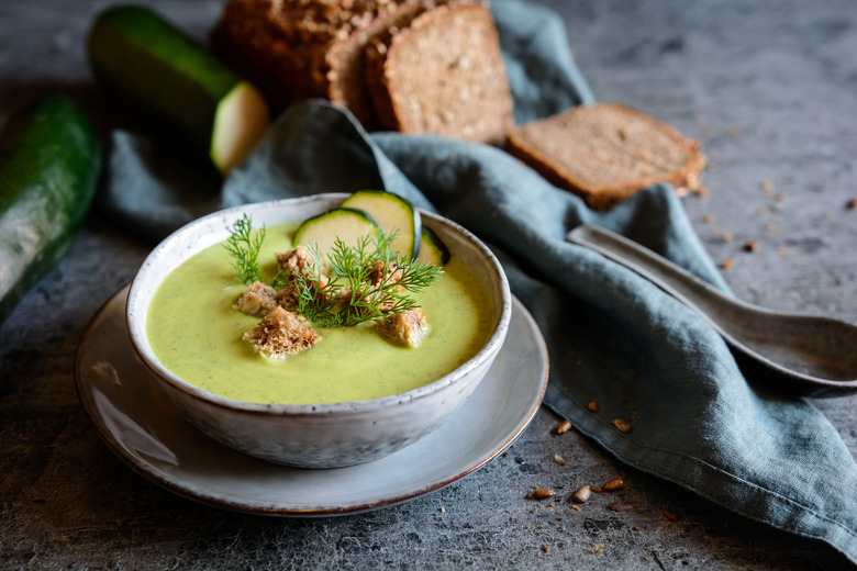 Four-Ingredient Zucchini Soup