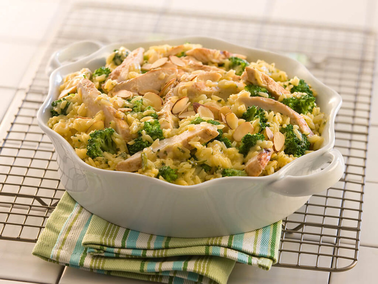 One Dish Chicken, Broccoli and Rice Casserole