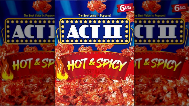 Act II Hot & Spicy popcorn