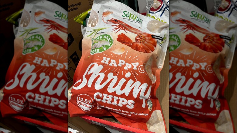 Happy Shrimp Chips bag