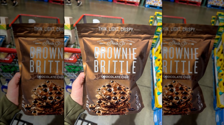 Sheila G's brownie brittle package