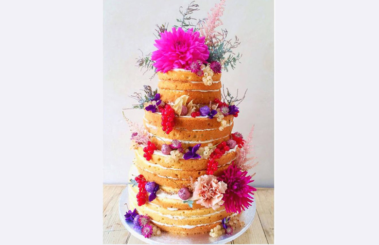 Colorful Naked Cake