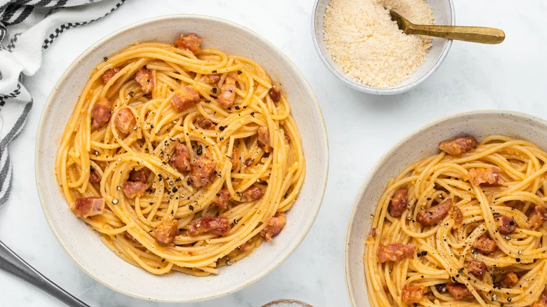 Spaghetti Pasta Carbonara