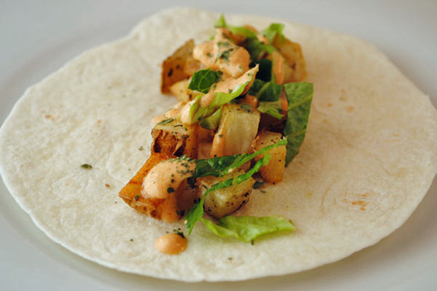 Crispy Potato Soft Tacos