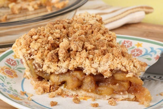 Apple Crumble with Bacon Salted Carmel Recipe