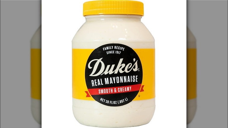 Jar of Duke's real mayonnaise