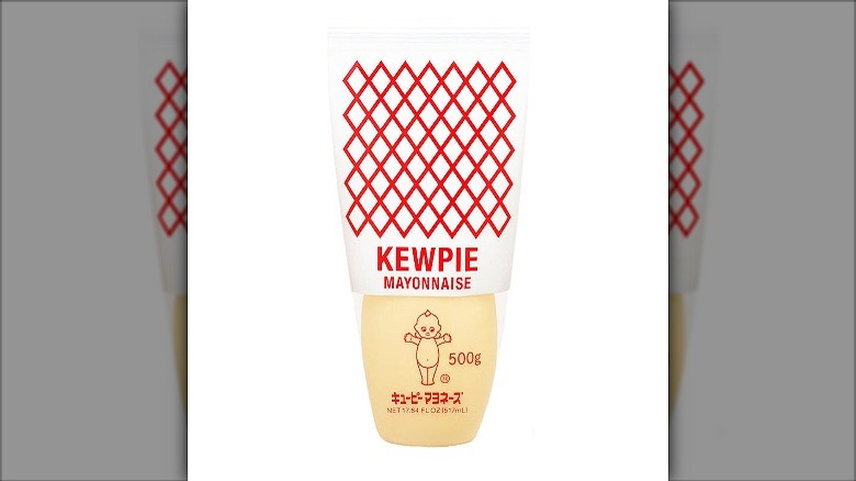 Bottle of Kewpie mayonnaise