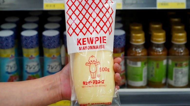 Bag of Kewpie mayonnaise