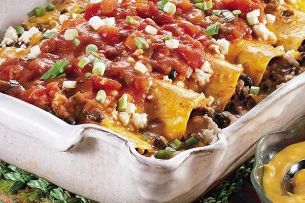 Black Bean Enchilada Casserole Recipe