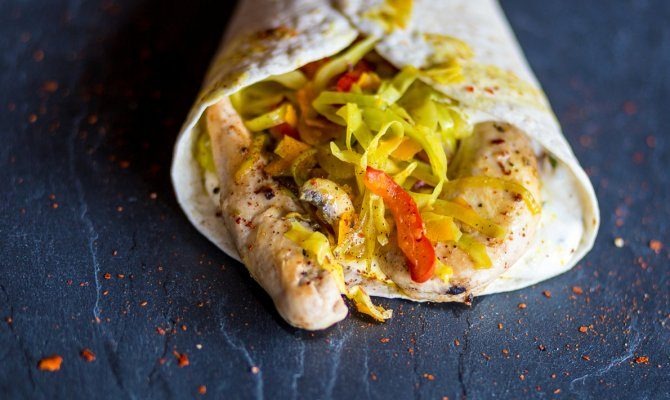 This chicken fajita recipe is loaded with chicken, cheese, and spices.