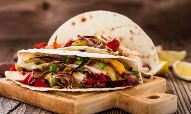 This chicken fajita recipe is loaded with chicken, cheese, and spices.