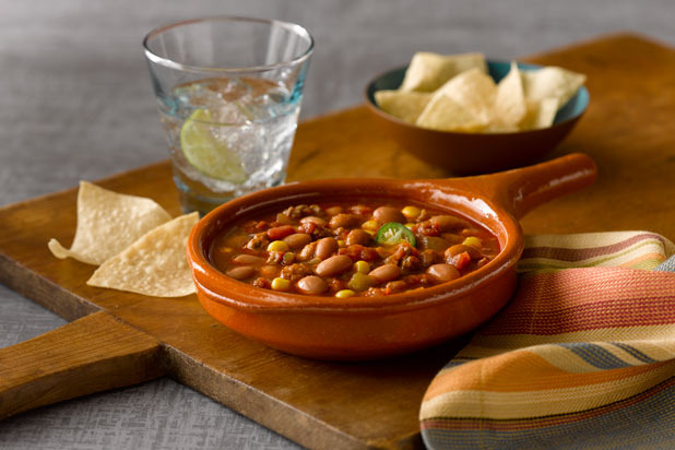 Slow Cooker Beef Taco Soup Recipe