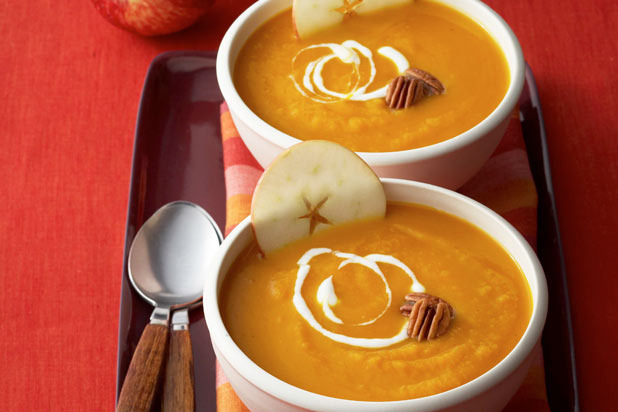 Curried Sweet Potato Apple Soup Recipe