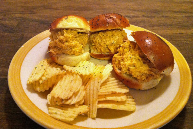 Spicy Crab Salad Sliders