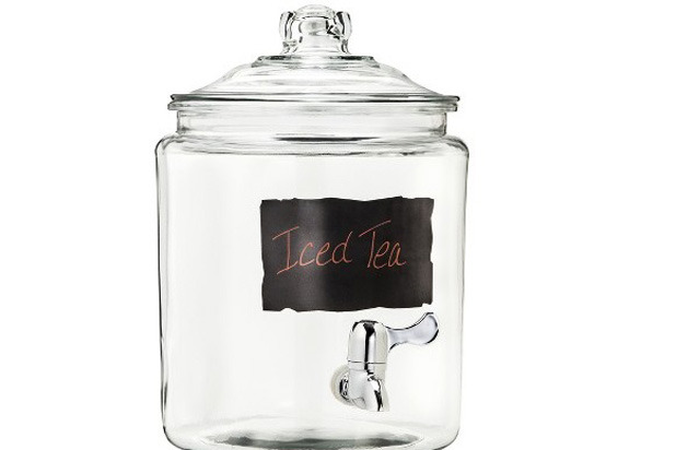 Anchor Hocking Beverage Dispenser with Chalkboard — $27.99