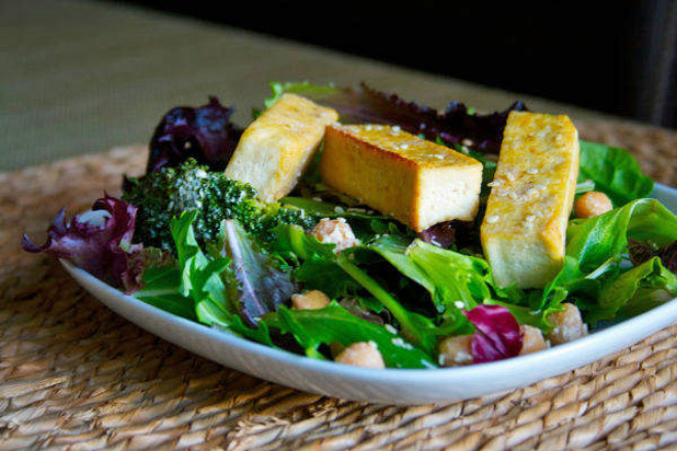 Sesame Tofu and Broccoli Salad