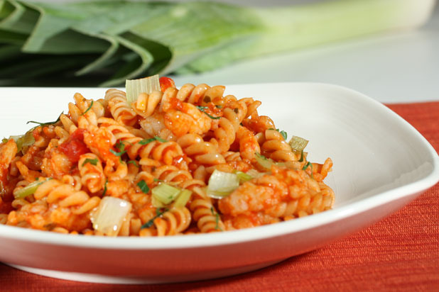 Barilla White Fiber Rotini with Puttanesca Sauce 