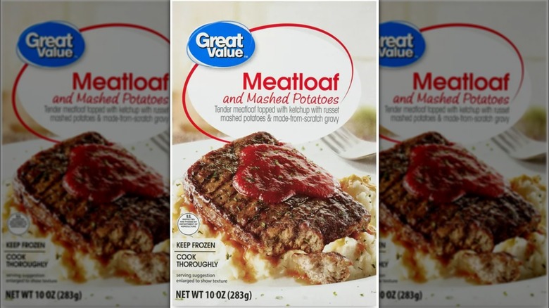 Great Value Meatloaf and Mashed Potatoes