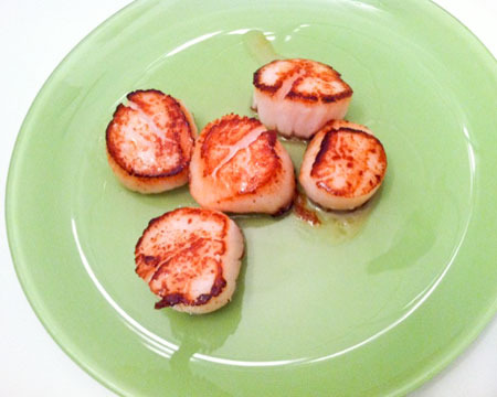 Pan-Seared Scallops